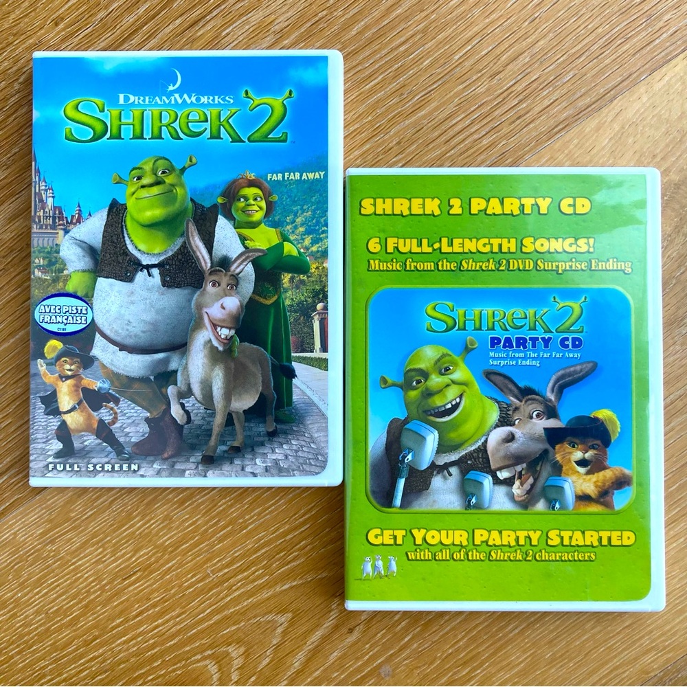 DreamWorks Shrek 2 Party CD and DVD Set